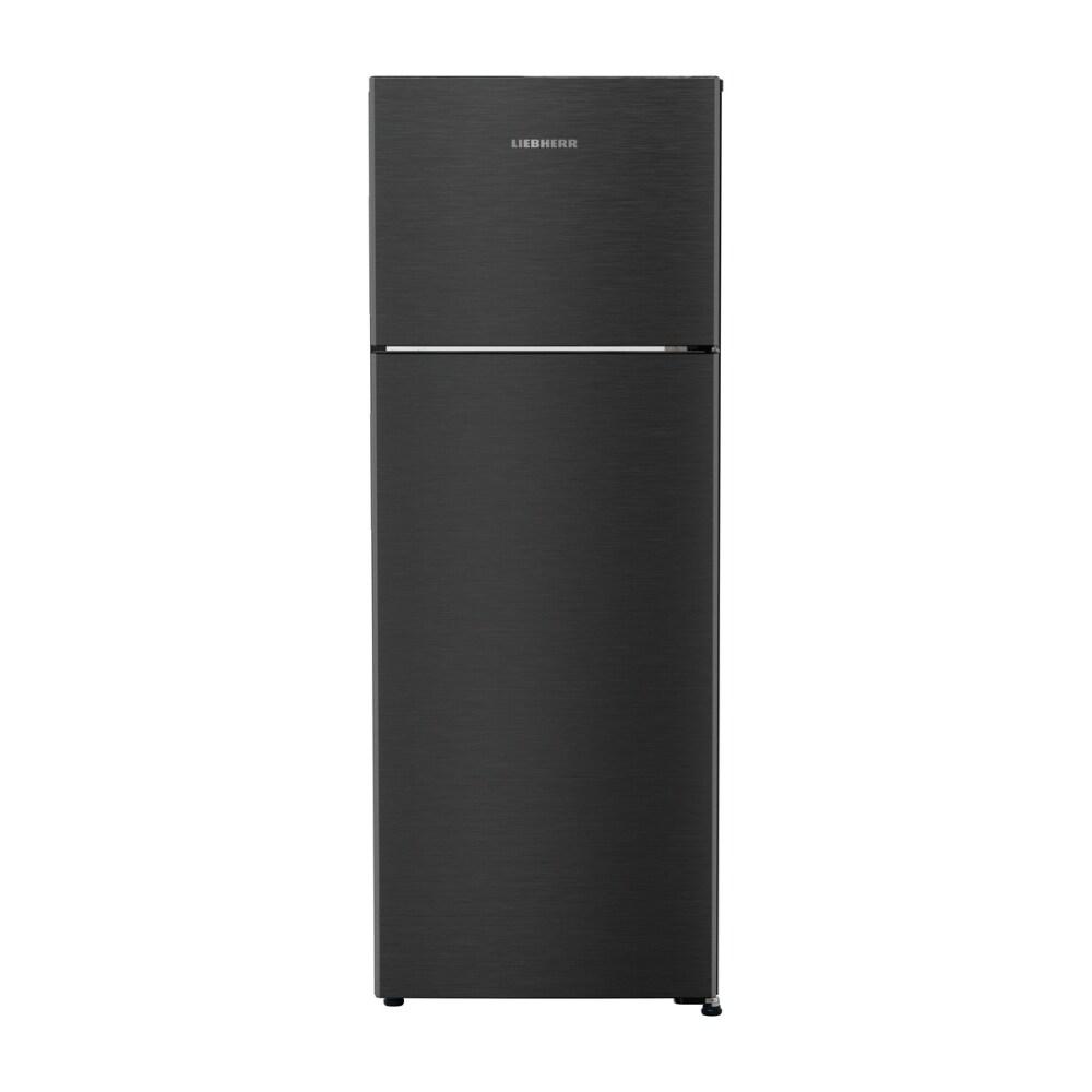 Liebherr 269 L 2 Star Frost Free Double Door Refrigerator, Black Steel, TCPbsB2721