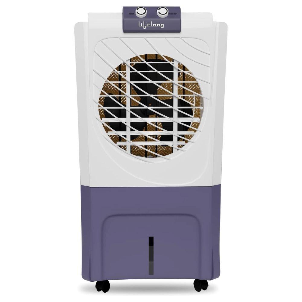 Lifelong 35 Litre Personal Air Cooler ImperiaCool LLAC35 (Water Level Indicator, Multi-Way Air Deflection, Ice Chamber, Motor Overload Protection, Honeycomb pads - White, 1 Year Warranty)