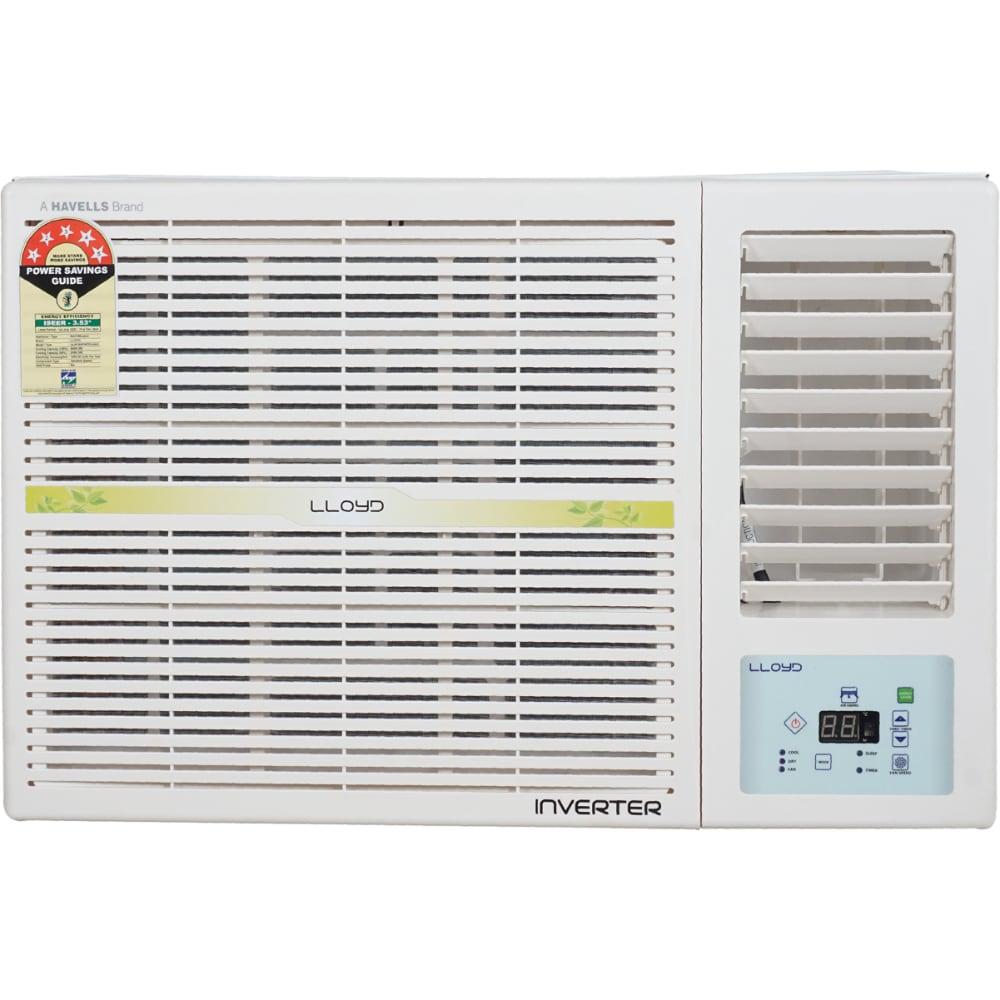 Lloyd 1.5 Ton 5 star Inverter Window AC GLW18I5FWCEV (Cools at 48 degree C , 100 percent copper, Blue Fin Coils, 2023 launch)
