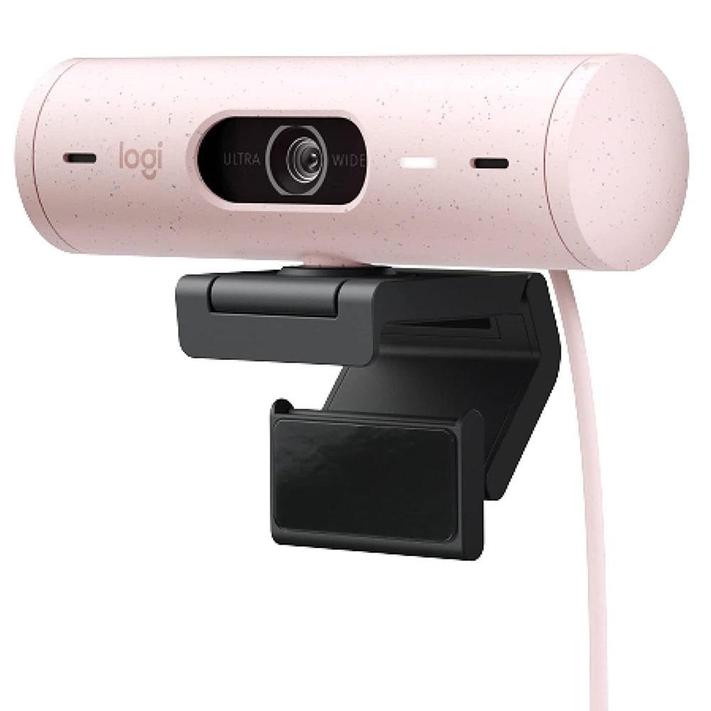 Logitech Brio 500 Full HD 1080p Webcam, Rose