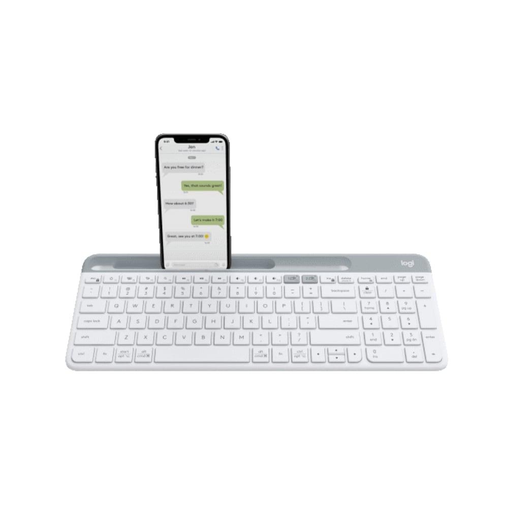 Buy Logitech Multi Device K580 Wireless Keyboard, Off White at Reliance Digital