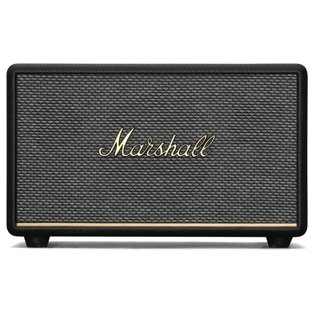 Marshall Action III Bluetooth Speaker with Bass Control Knob, Bass-Reflex, 30 Watt Amplifier for The Woofer, Volume Control Knob, Power Switch, Black