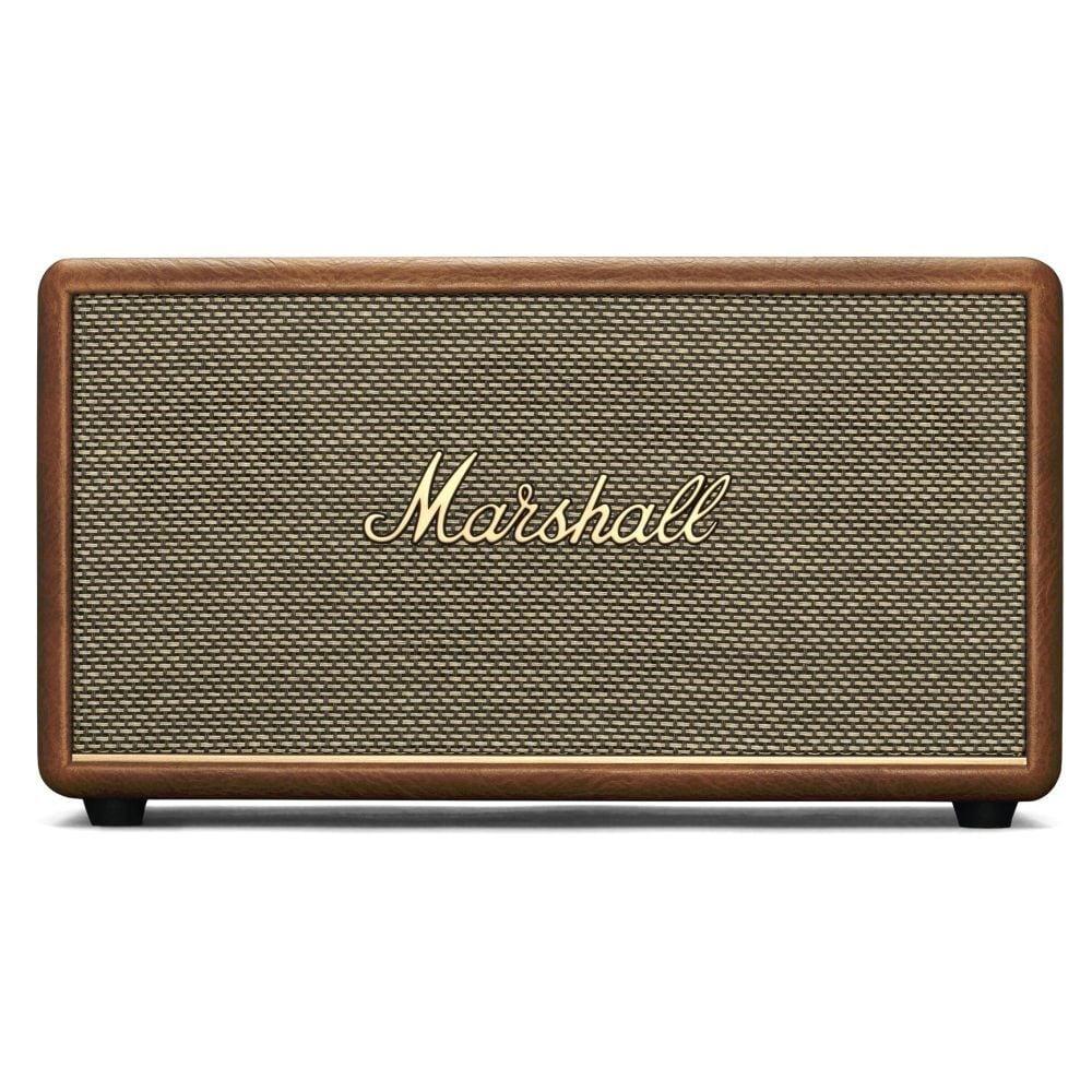 Marshall Stanmore III Bluetooth Speaker with Volume Control Knob, Bass-Reflex, Play/Pause Button, Room Filling Sound, Brown