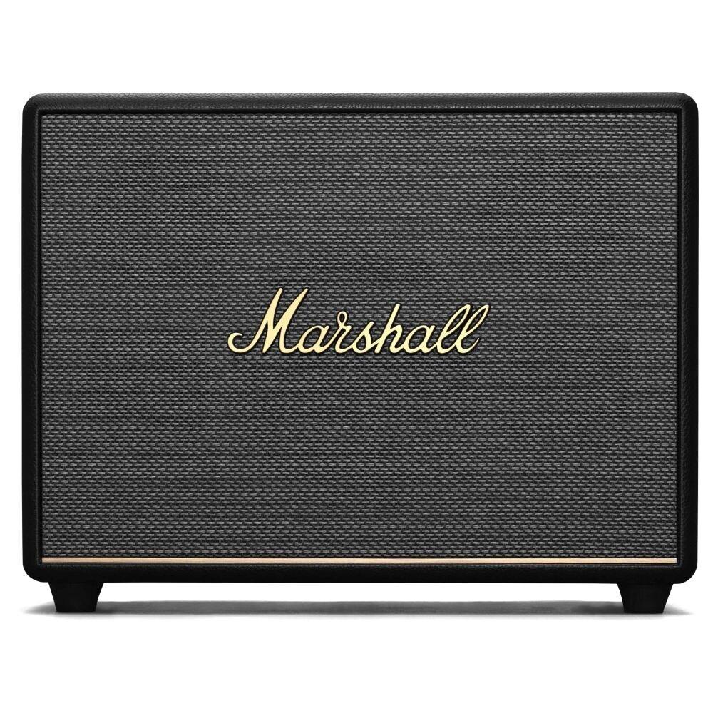 Marshall Woburn III Bluetooth Speaker with Volume Control Knob, Bass-Reflex, Play/Pause Button, HDMI input, RCA Input, Black