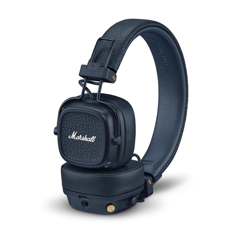 Marshall Major V On Ear Bluetooth Headphone, Midnight Blue