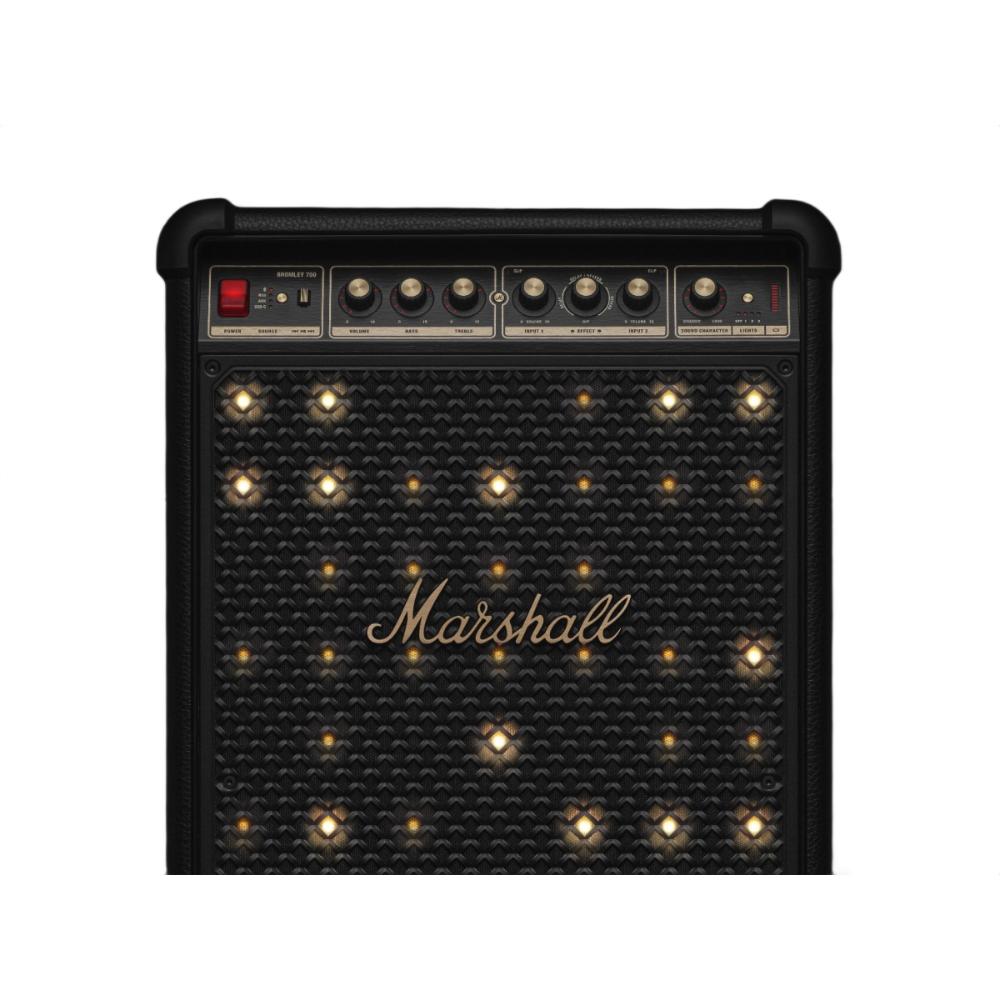 Marshall Bromley 750 Party Speaker, Black and Brass