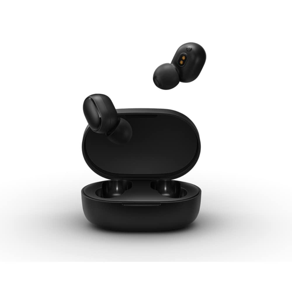 Redmi 2C Wireless Ear-bud with Mic, Voice Assistance, Upto 12 hrs of Combined Playtime, IPX4 Rated Splash & Sweat Proof, Bluetooth v5.0, Multi-function Button, DSP Environmental Noise Cancellation, Black
