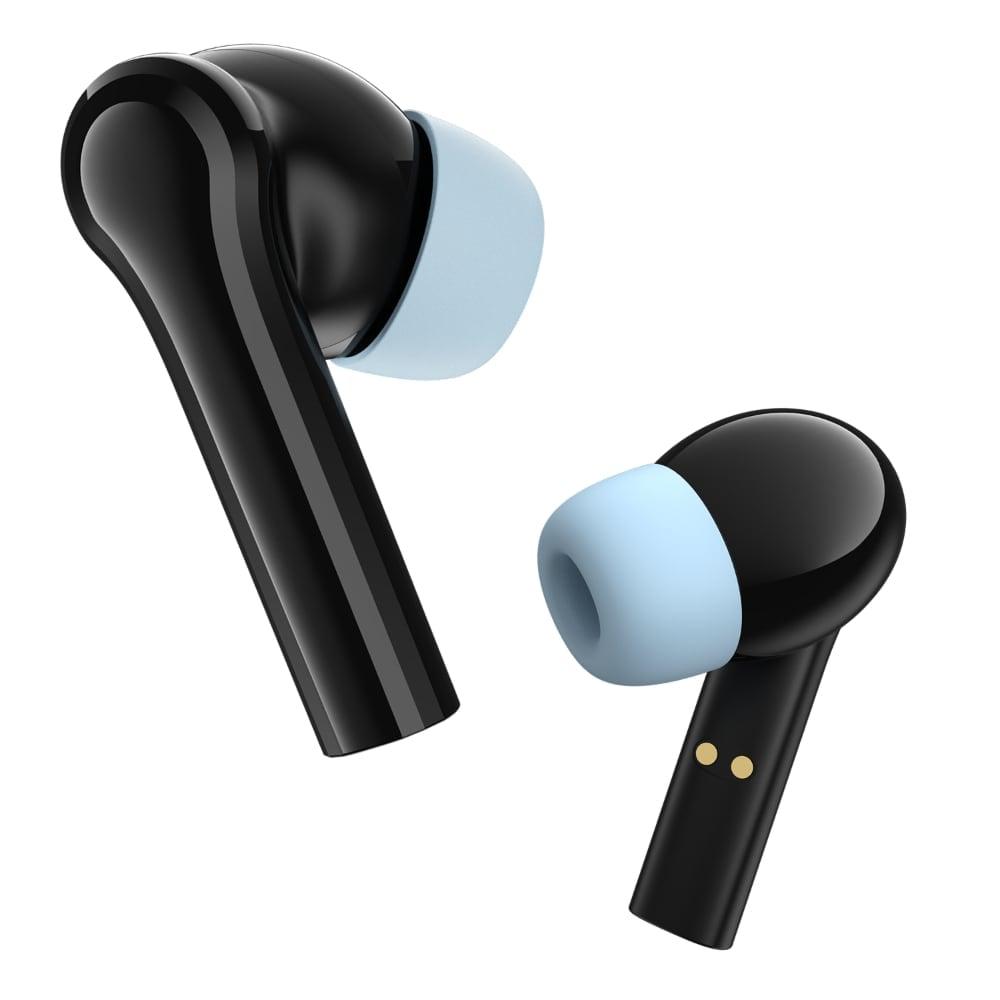 Mivi Duopods N4 True Wireless TWS Earbuds, Upto 50 hrs of playtime, 13mm driver, Bluetooth v5.3, Dual Connection, Voice Assistance, Bluetooth v5.3, AI ENC, Low Latency, Cobalt Black