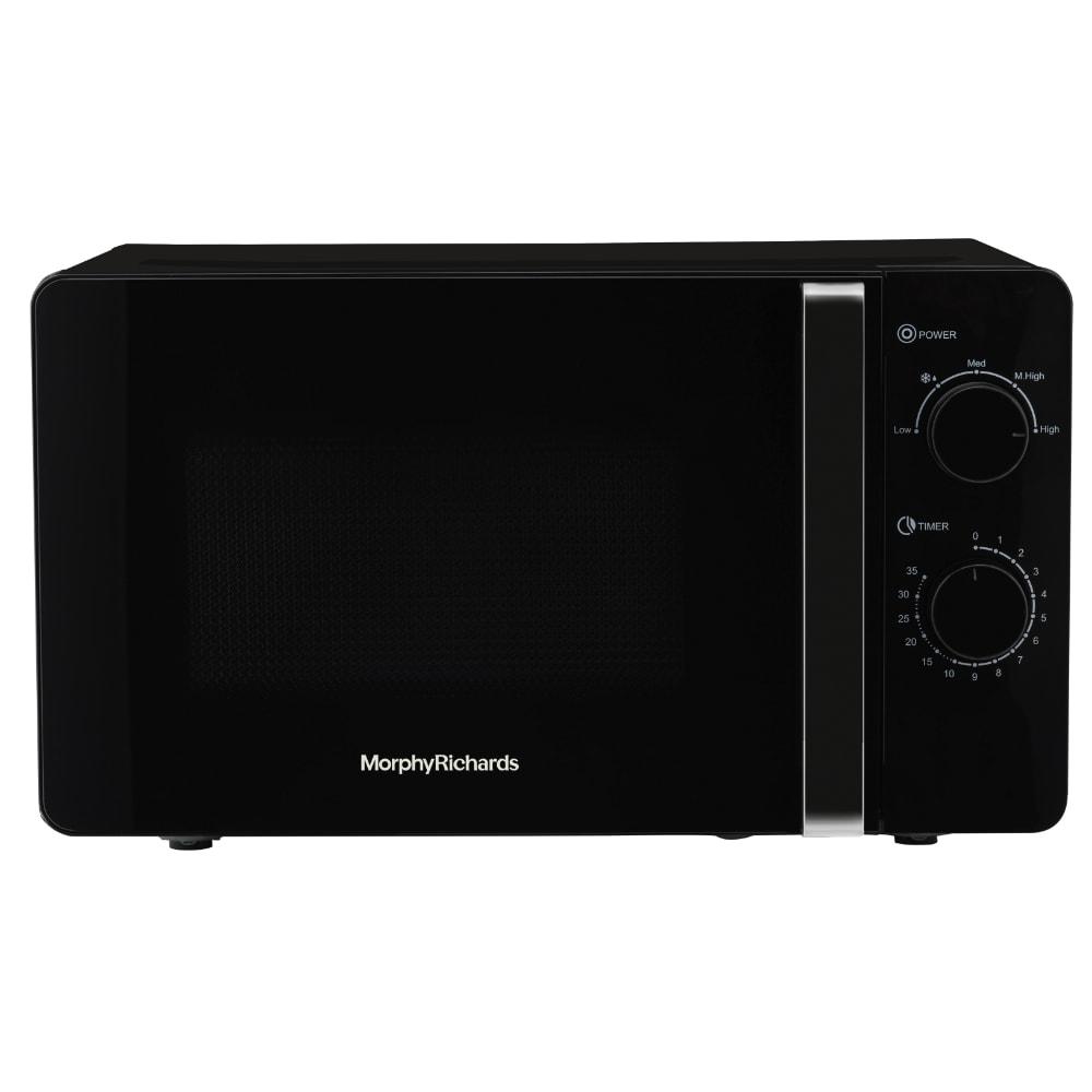 Morphy Richards 20 Litres Solo Microwave Oven, Black