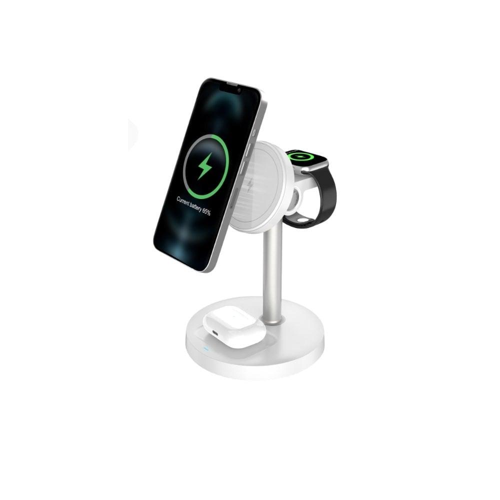 Neopack 3 In 1 Magnetic Wireless Charger, White