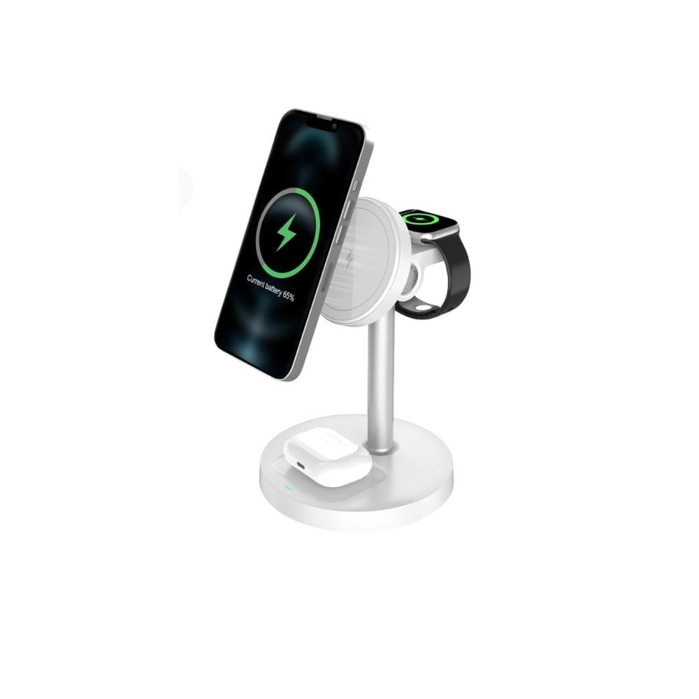 Neopack 3 In 1 Magnetic Wireless Charger, White