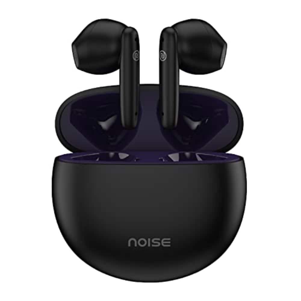 Noise Buds TWS VS104 Pro Bluetooth Headset, Upto 40 Hours of Playtime, Instacharge, Hyper Sync, Quad mics with ENX Technology, Bluetooth v5.3, IPX5 Water Resistance, Jet Black