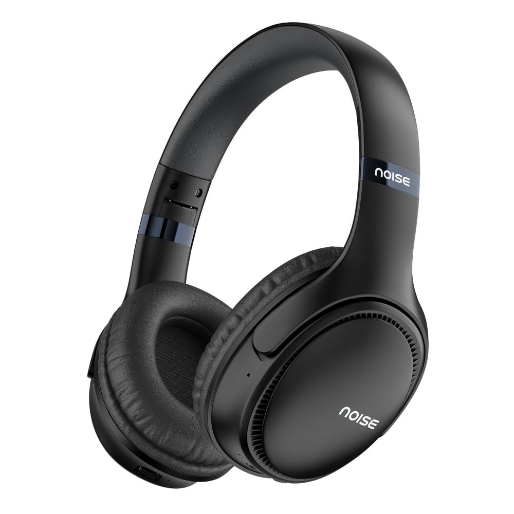 Noise Three Wireless Headphone, Upto 70 hrs of playtime, Dual Device Pairing, Gaming Mode, Foldable, 40mm driver, IPX5 Water Resistance, Blutooth v5.3, Charging Indicator, Jet Black