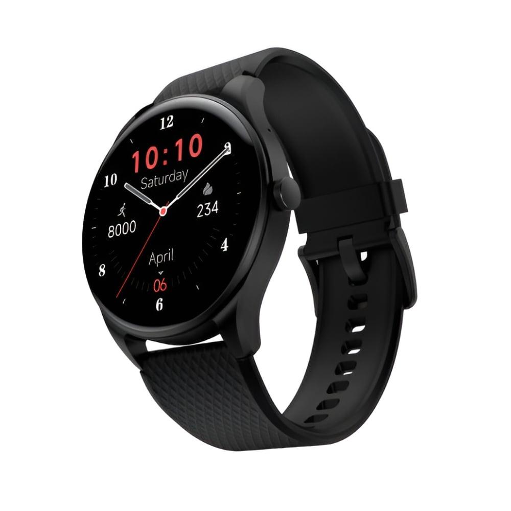 Noise NoiseFit Arc Plus Smartwatch, 3.63 cm (1.43 inch) AMOLED Display, Bluetooth Calling, Upto 7 Days Battery, 60+ Sports Modes & 100+ Watch Faces, IP68 Water Resistant (Jet Black)