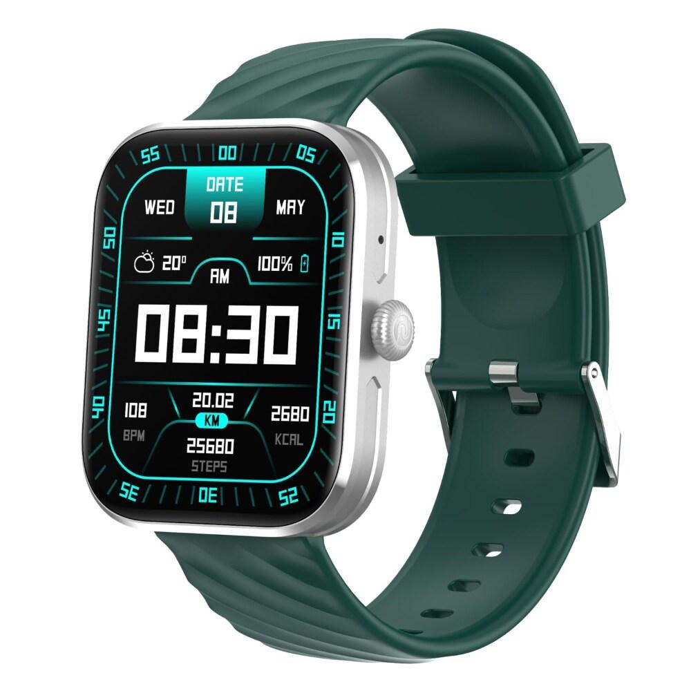 Noise Colorfit Spark Smartwatch with 5.08 cm (2 inch) HD Display, Advanced Bluetooth Calling, Upto 7 Days Battery, 150+ Watch Faces & 100+ Sports Modes, Camera & Music Control (Forest Green)