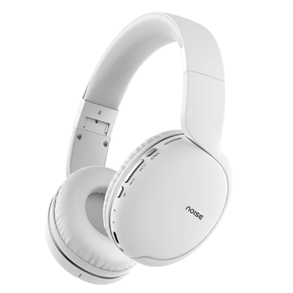 Noise Two Bluetooth Headphones, Upto 50 Hours of Playtime, Dual Pairing, Bluetooth v5.3, 4 Play Modes, Type-C Charging, Lightweight Design, Calm White