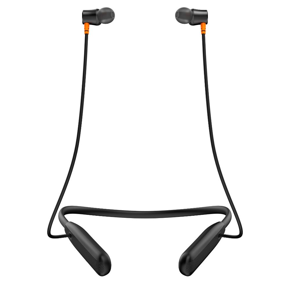Noise Airwave Bluetooth Wireless Neckband Earphones with Mic, Upto 50 Hours of playtime, Low Latency, IPX5 Water Resistance, 10mm Driver, Voice Assistant, ENC for Calling, 3 EQ Modes, Bluetooth v5.3, Jet Black