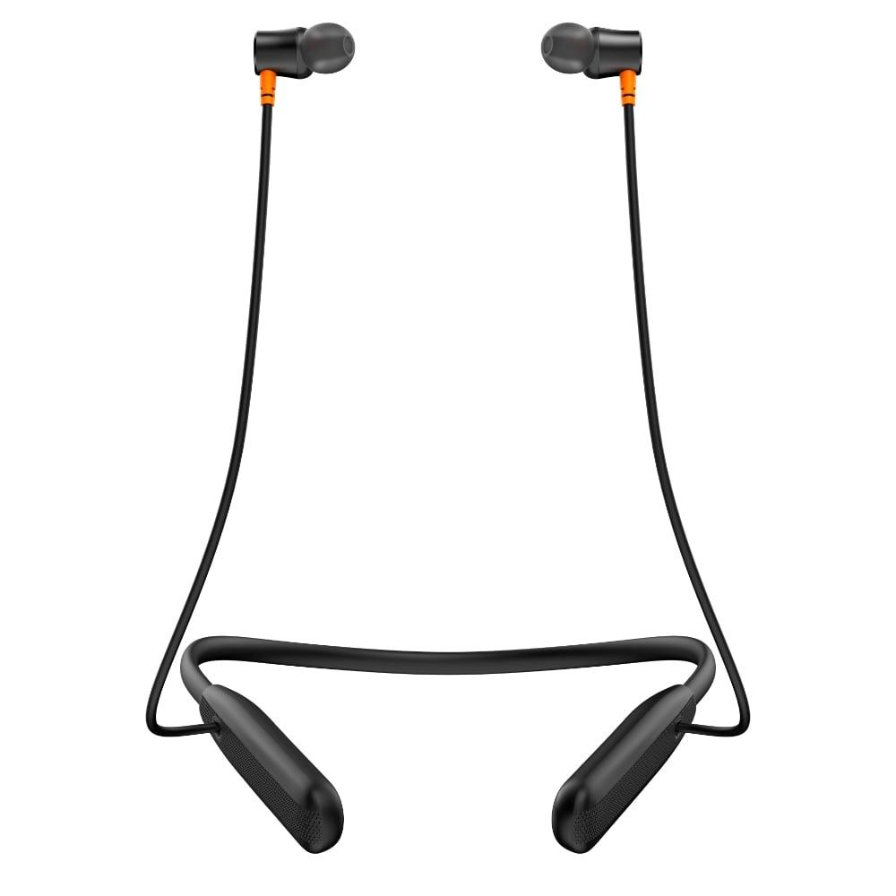 Noise Airwave Bluetooth Wireless Neckband Earphones with Mic, Upto 50 Hours of playtime, Low Latency, IPX5 Water Resistance, 10mm Driver, Voice Assistant, ENC for Calling, 3 EQ Modes, Bluetooth v5.3, Jet Black