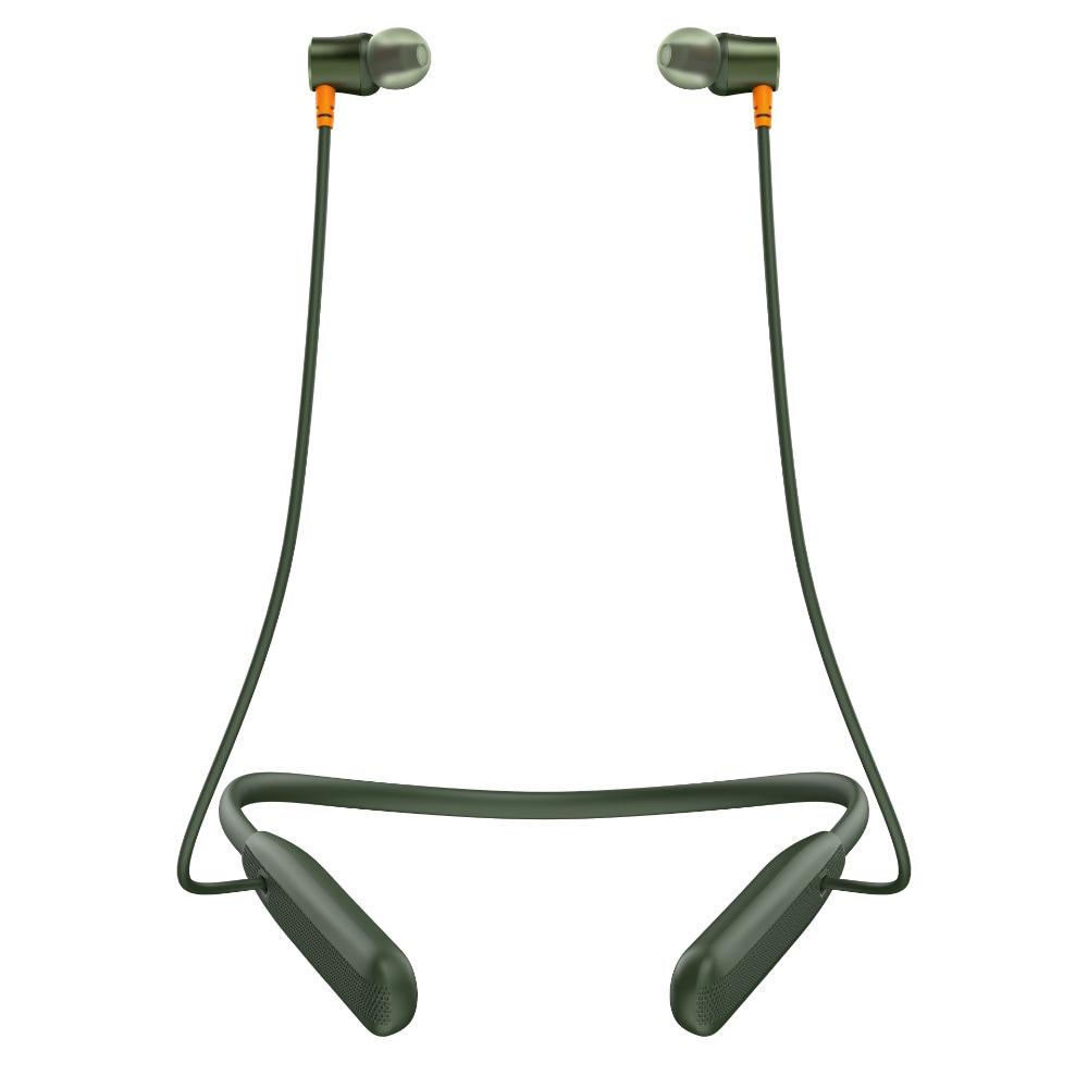 Noise Airwave Bluetooth Wireless Neckband Earphones with Mic, Upto 50 Hours of playtime, Low Latency, IPX5 Water Resistance, 10mm Driver, Voice Assistant, ENC for Calling, 3 EQ Modes, Bluetooth v5.3,Olive Green