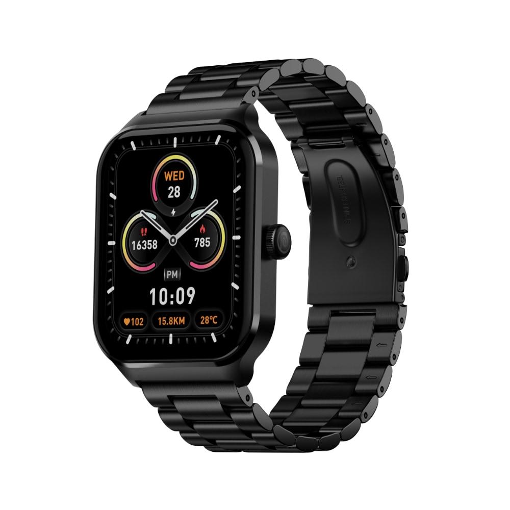 Noise ColorFit Canvas Smartwatch, Metal Black