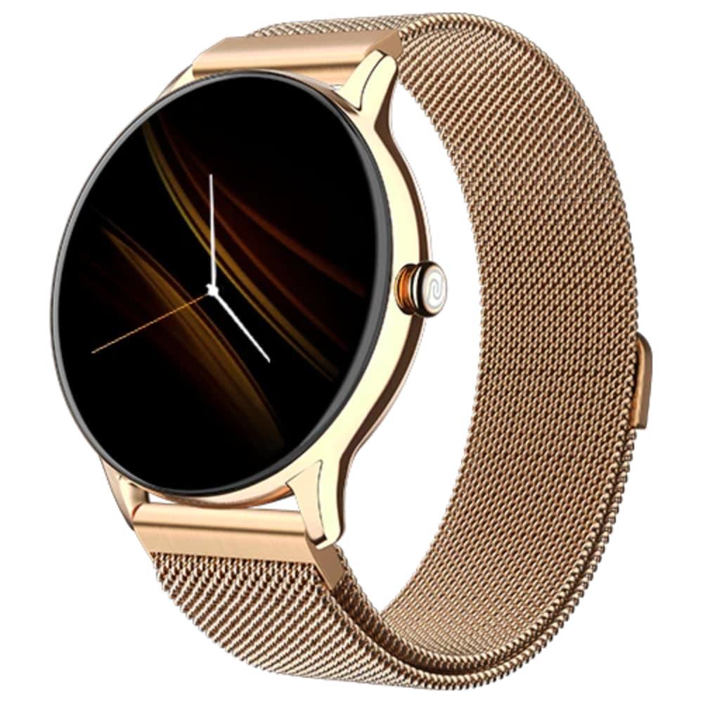 Noise NoiseFit Twist Go Smartwatch, Gold Link