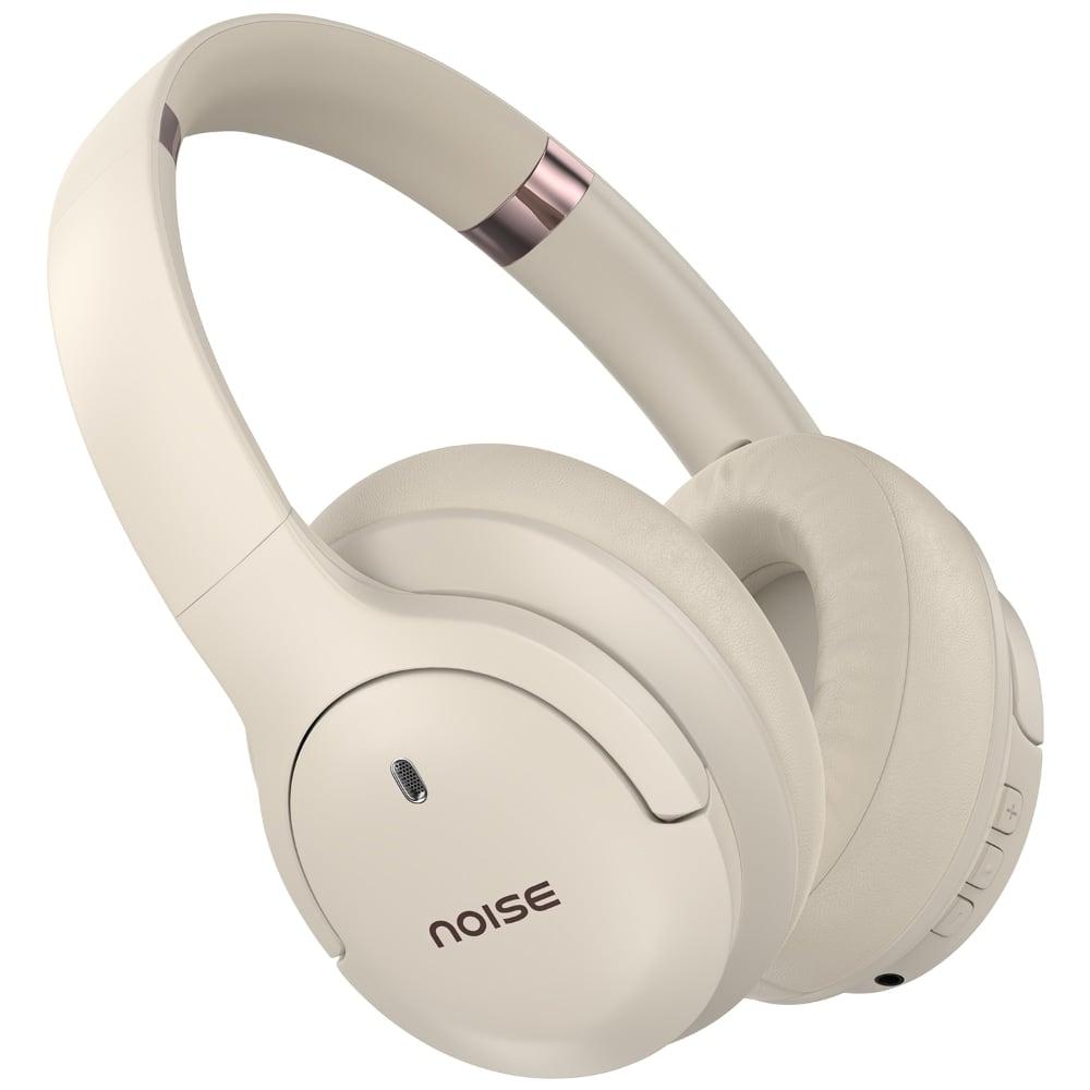 Noise Newly Launched 4 Wireless On-Ear Headphones with 70 H Playtime, ENC, 40 mm Driver, Low Latency (up to 40 ms), Dual Pairing, BT v5.4 (Calm Beige)
