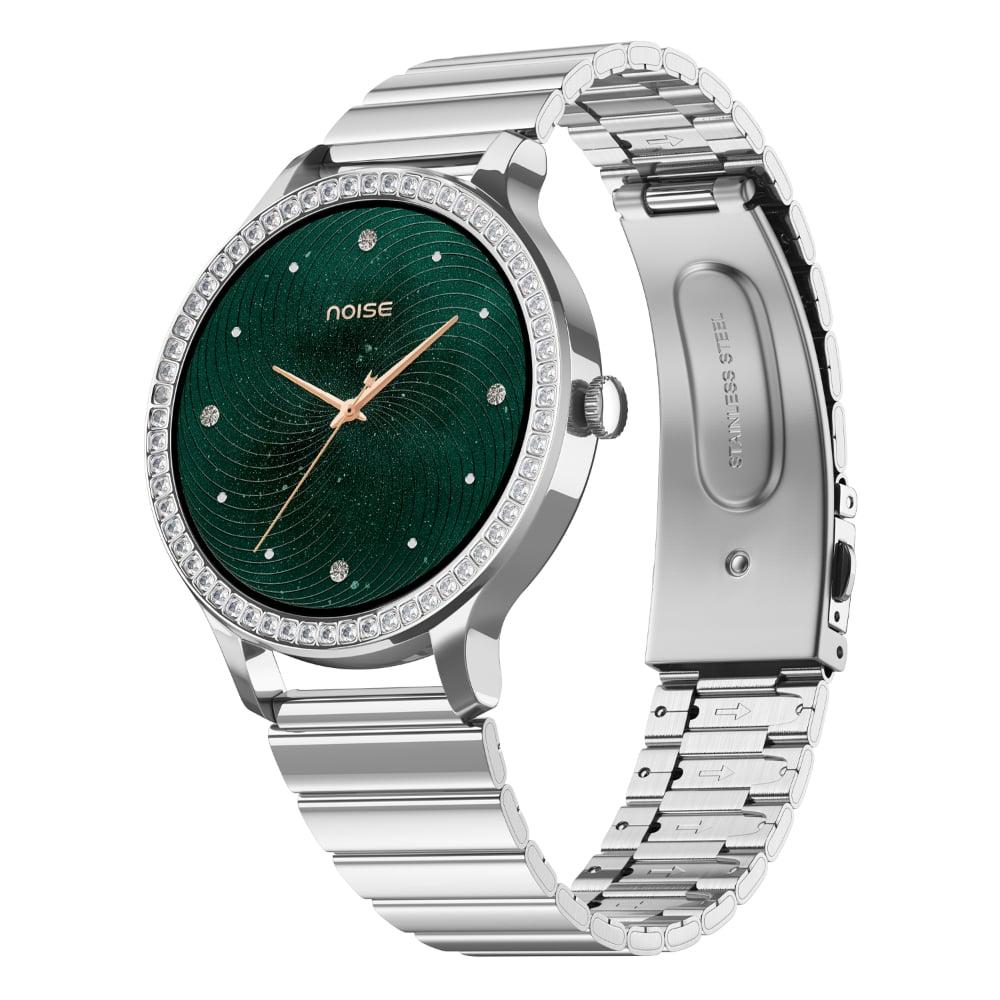 Noise NoiseFit Diva Araya Smartwatch, Iconic Silver