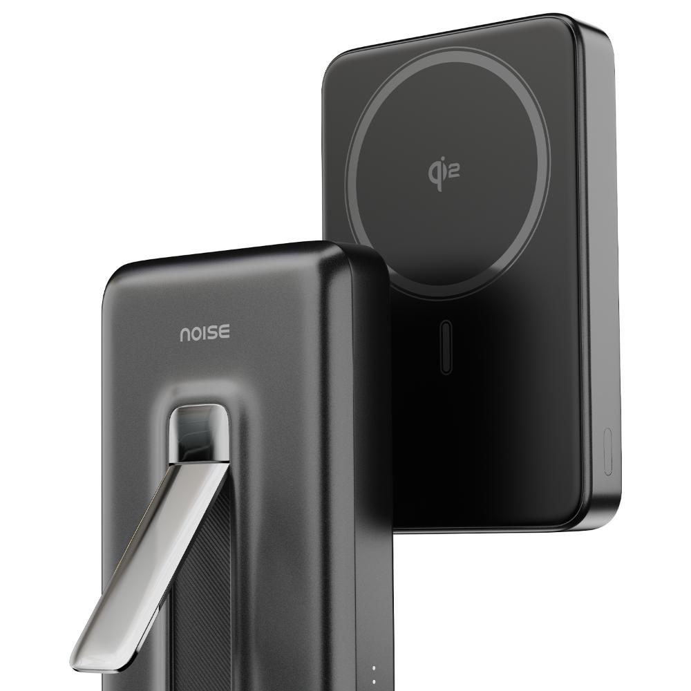 Noise Power Series 10000 mAh Wireless Magsafe Qi2 Powerbank, Onyx