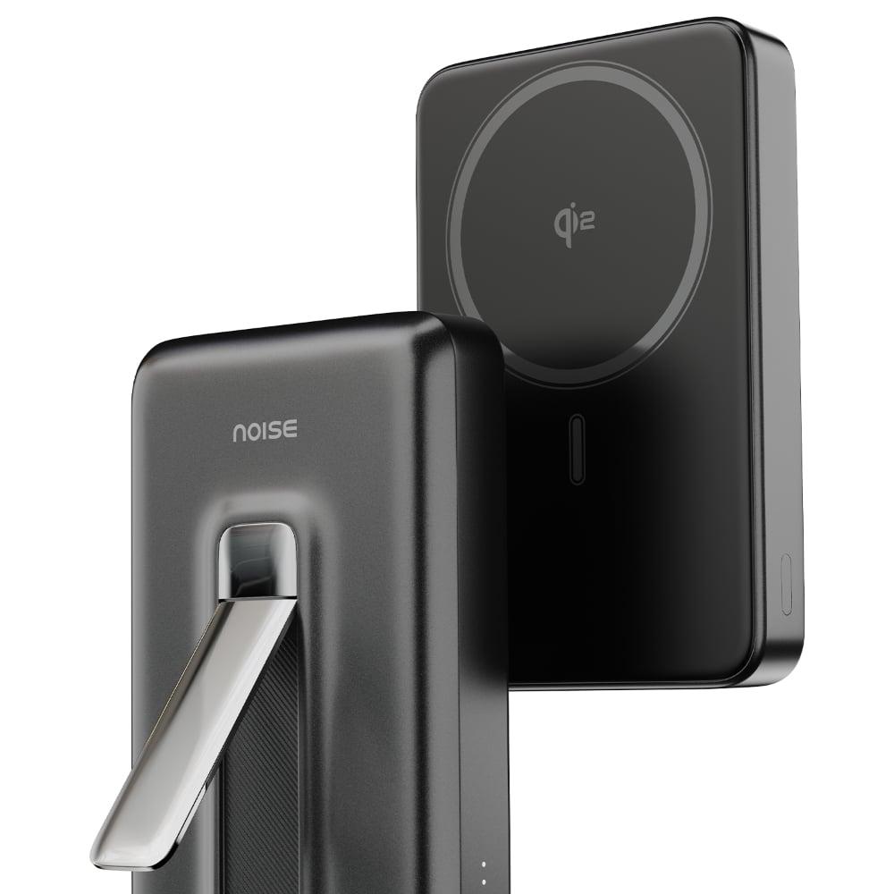 Noise Power Series 10000 mAh Wireless Magsafe Qi2 Powerbank, Onyx