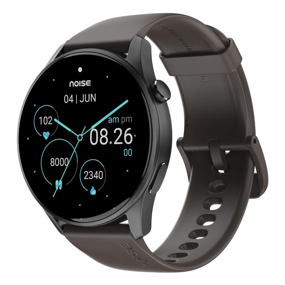 Noise NoiseFit Crew Smart Watch, Mocha Brown