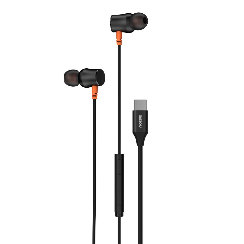 Noise Chord 100 Type-C Wired Earphone, Jet Black