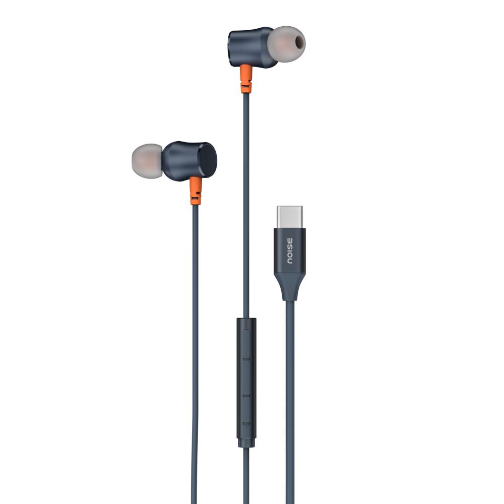 Noise Chord 100 Type-C Wired Earphone, Midnight Blue