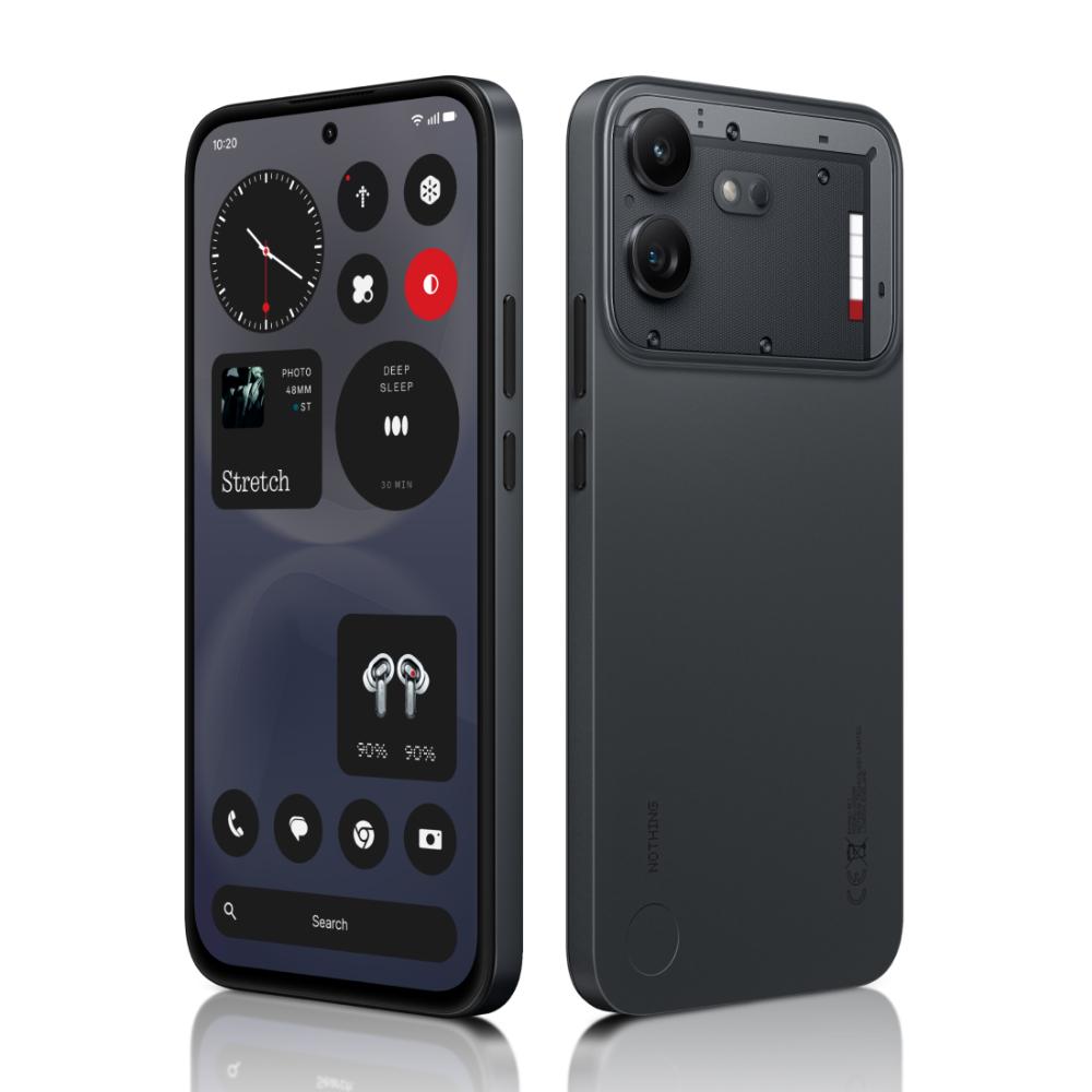 Nothing Phone (4b) 256 GB, 8 GB RAM, Black, Mobile Phone