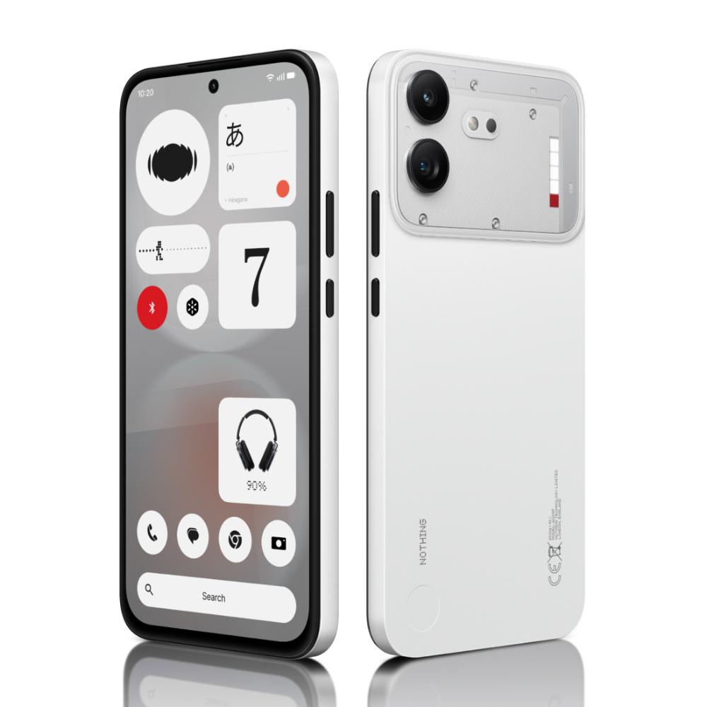 Nothing Phone (4b) 256 GB, 8 GB RAM, White, Mobile Phone