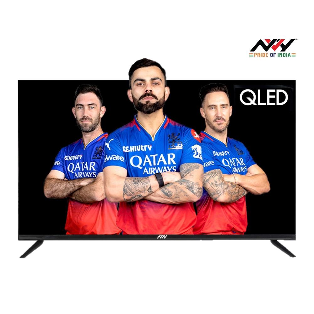 NVY 80 cm (32 inch) QLED Smart TV, NVQ32SFR1, Black