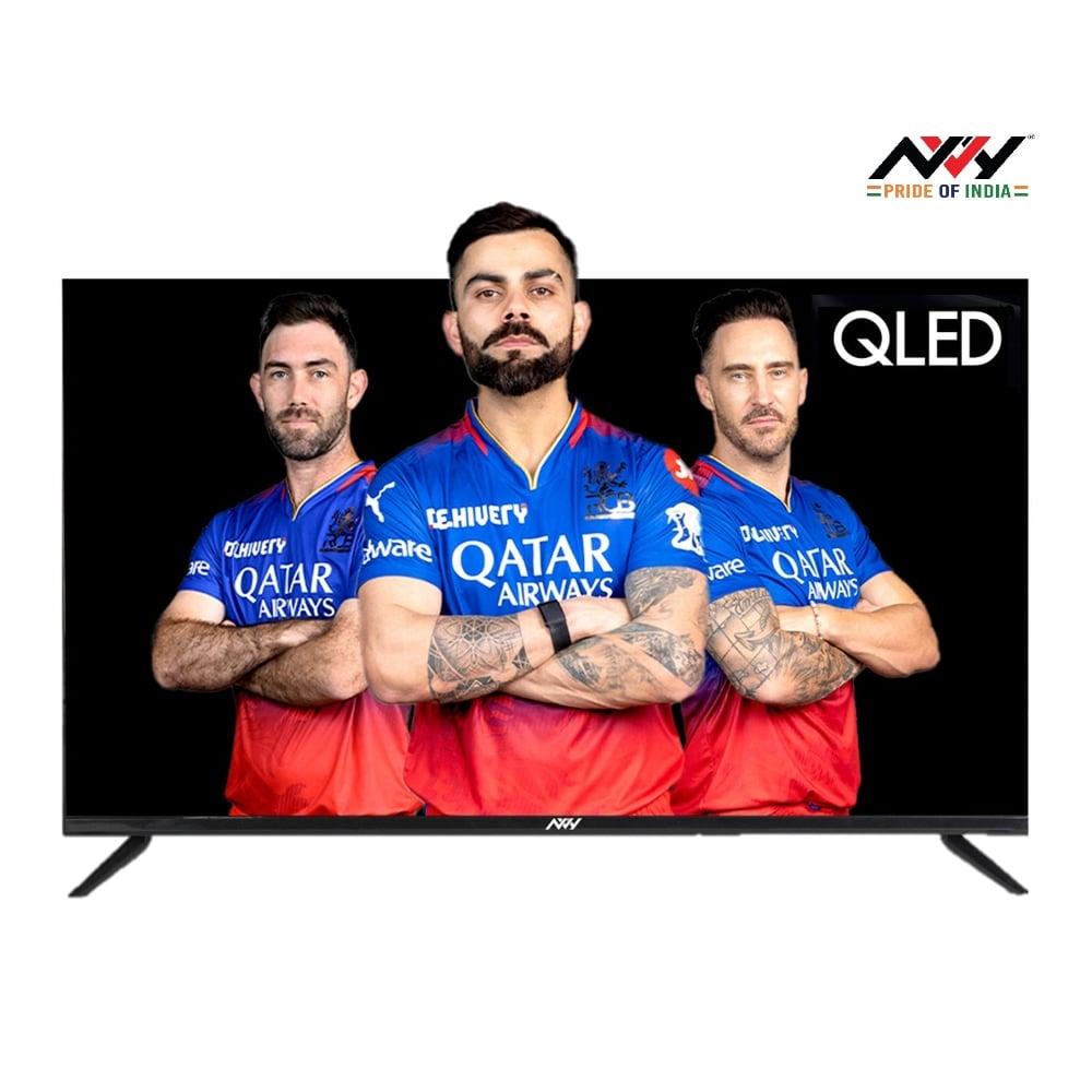 NVY 80 cm (32 inch) QLED Smart TV, NVQ32SFR1, Black