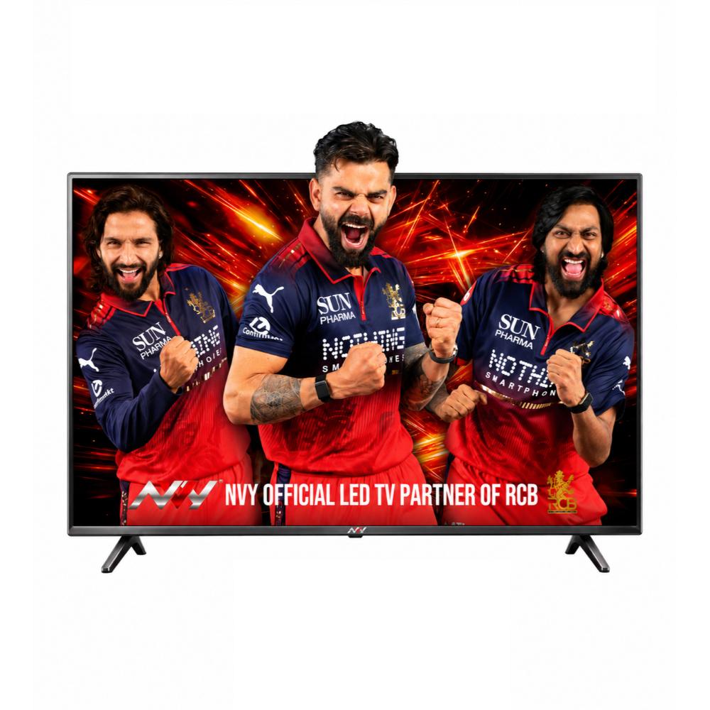 NVY Power Plus 109 cm (43 inches) Smart FHD LED TV, MRSF43R1, Black