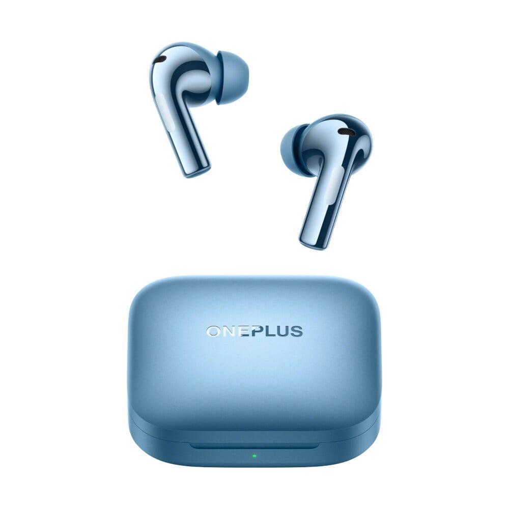 OnePlus Buds 3 Truly Wireless Bluetooth Earbuds with Upto 49dB Smart Adaptive Noise Cancellation,Hi-Res Sound Quality,Sliding Volume Control,10mins for 7Hours Fast Charging with Upto 44Hrs Playback, Splendid Blue