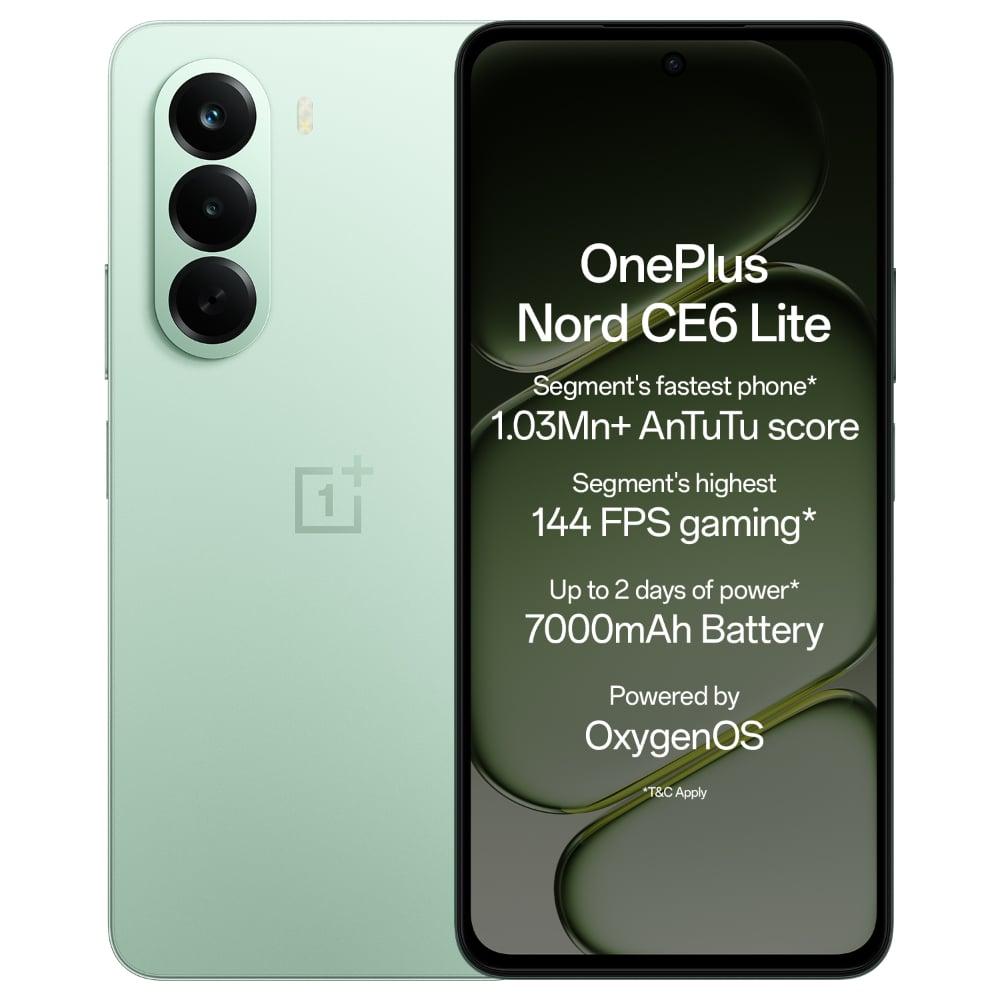 OnePlus Nord CE6 Lite 5G 128 GB, 8 GB RAM, Vivid Mint, Mobile Phone