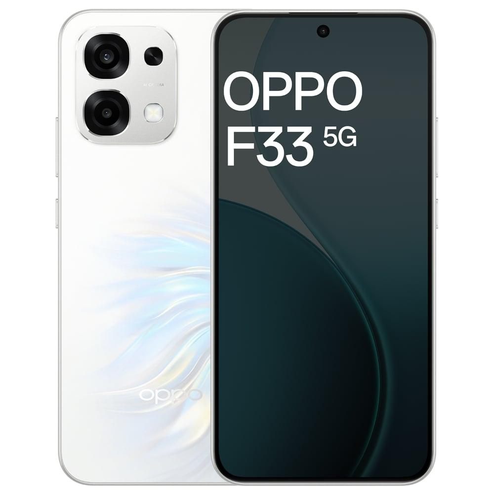 OPPO F33 5G 128 GB, 8 GB RAM, Pearl White, Mobile Phone