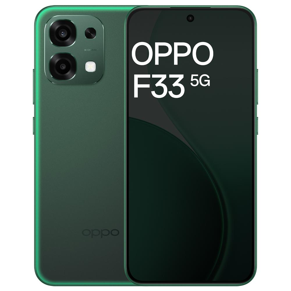 OPPO F33 5G 256 GB, 8 GB RAM, Forest Green, Mobile Phone