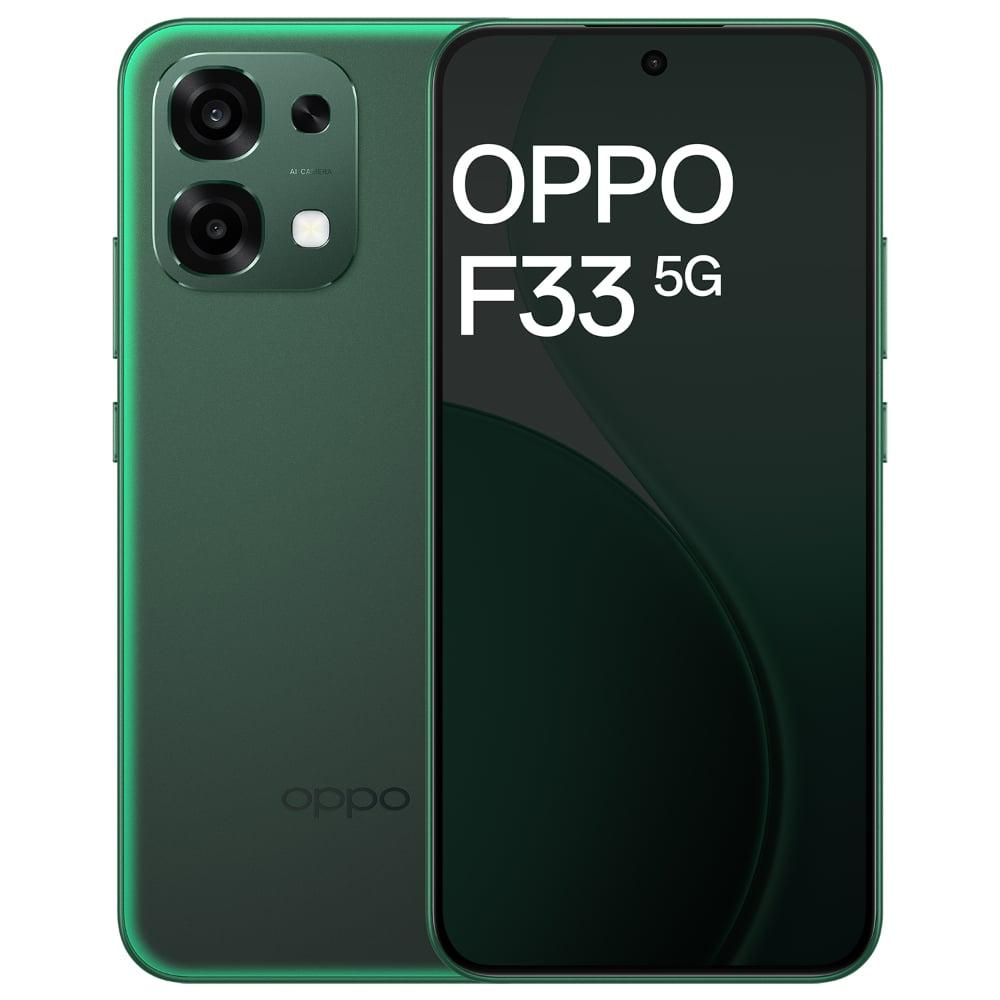 OPPO F33 5G 256 GB, 8 GB RAM, Forest Green, Mobile Phone
