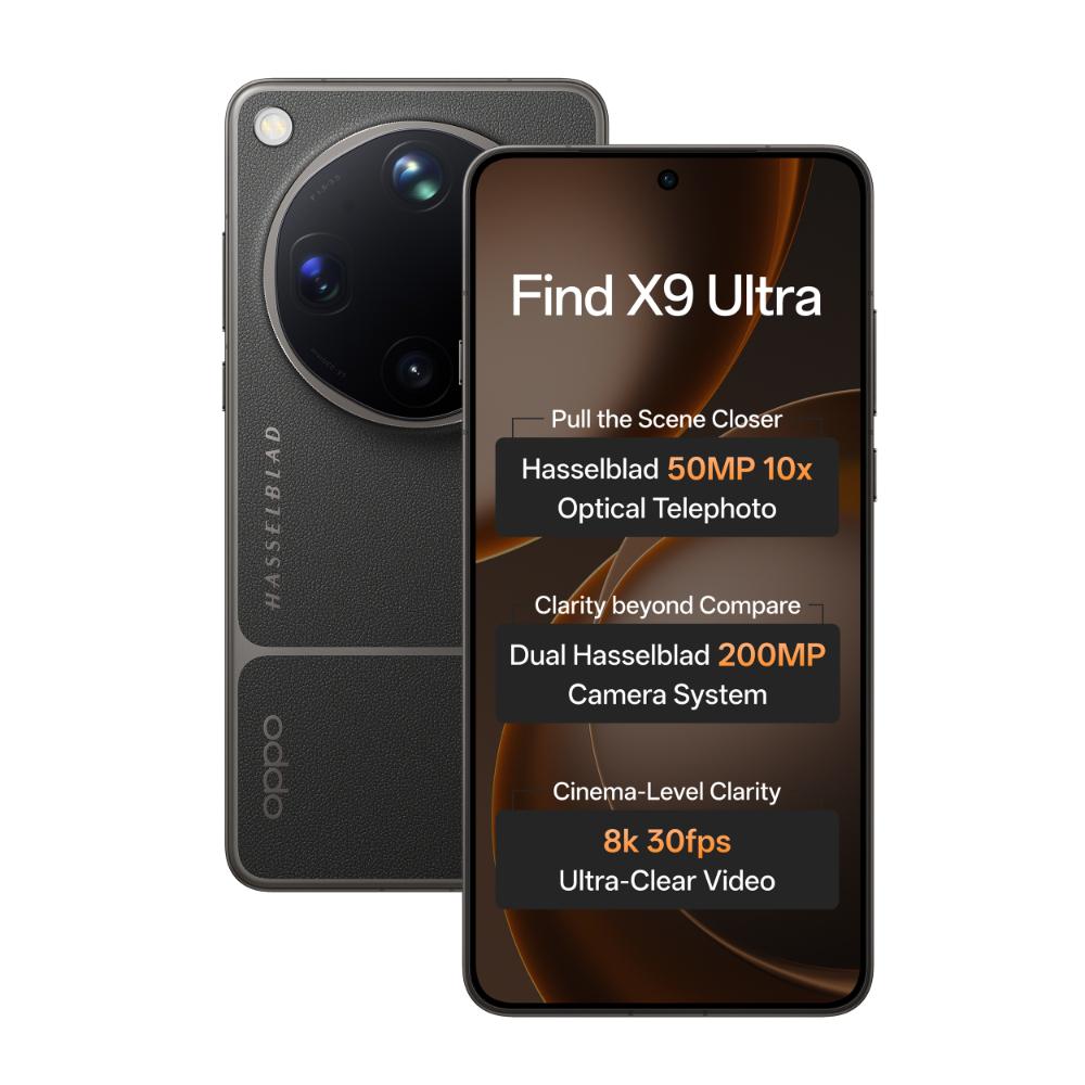 Oppo Find X9 Ultra 5G 512 GB, 12 GB RAM, Mobile Phone, Tundra Umber