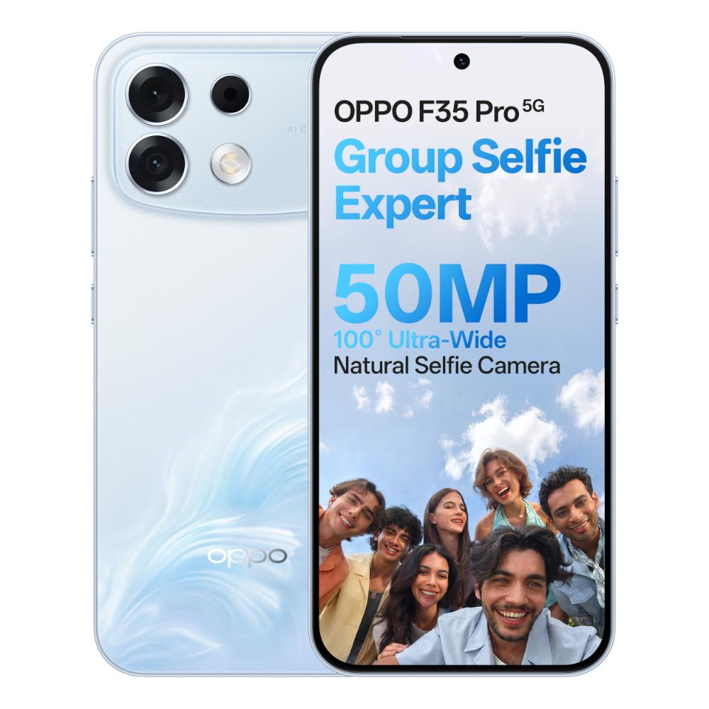 OPPO F35 Pro 5G 128 GB, 8 GB RAM, Wave Blue, Mobile Phone