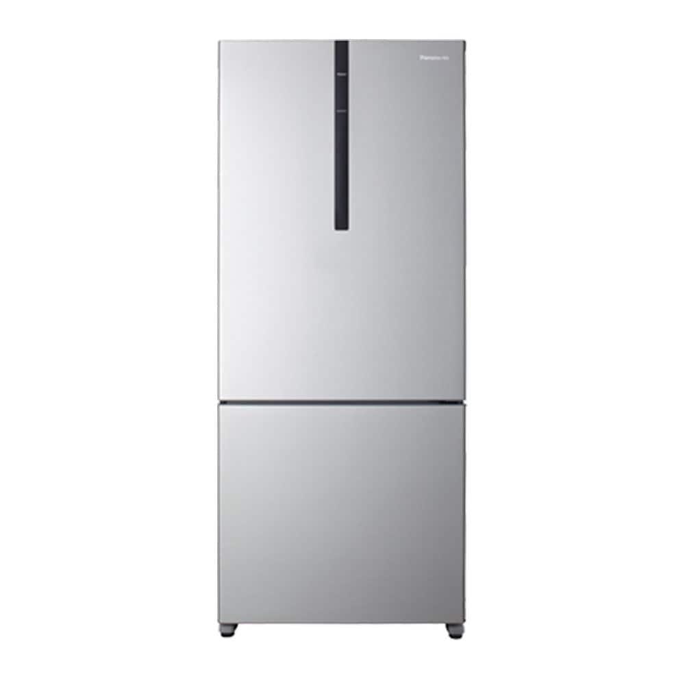 Panasonic 407 litres 3 Star Double Door Refrigerator, Shining Silver NR-BX418VSX1