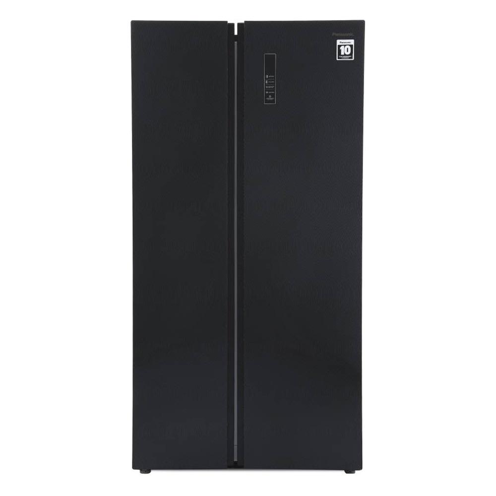 Panasonic 584 litres Side-by-Side Refrigerator, Black NR-BS60GKX1