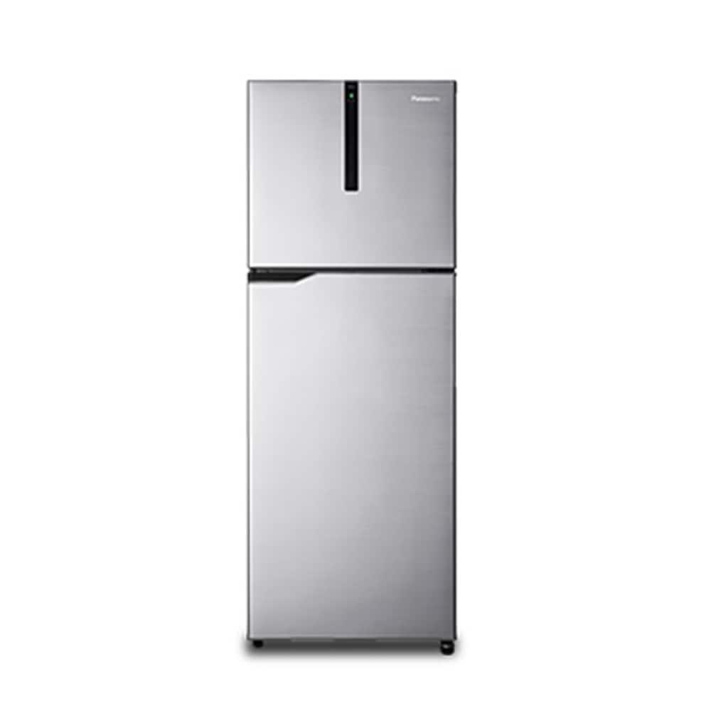 Panasonic 307 litres 3 Star Double Door Refrigerator, Shining Silver NR-BG311V