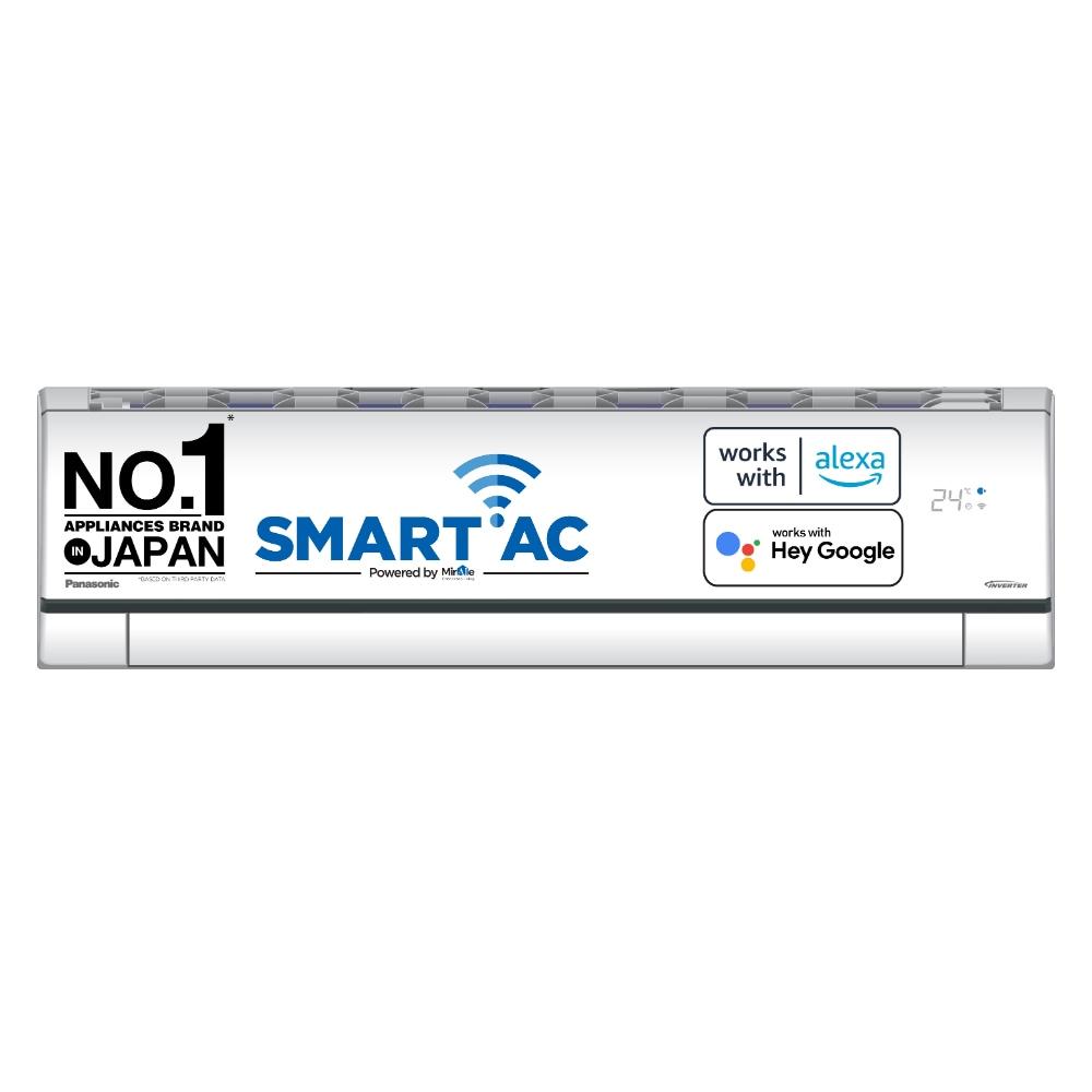 Panasonic 1.5T 3 Star 7 in 1 Wi-Fi Convertible Inverter Split AC, AU18ZKYT3F (4 way swing, MirAie function (Wi-Fi), R32, PM 0.1 filteration, 2023 launch)