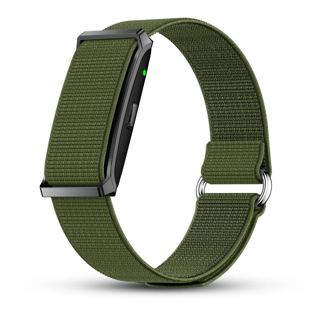 Pebble Qore Fitness Band, Camo Green