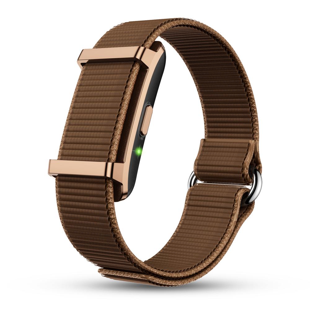 Pebble Qore 2 Fitness Band, Lunar Brown